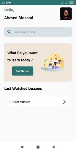 Android application ElTabeeb screenshort