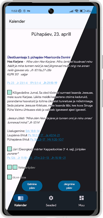 EELK kirikukalender - 0.3 - (Android)
