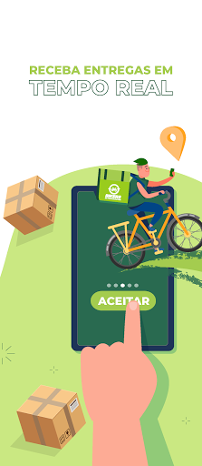 Android application Bikers Go para Entregadores screenshort