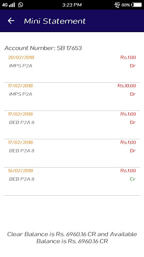 Business Bank App Screen 3