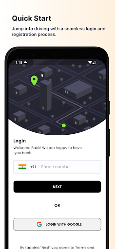 Android application Deytaxi Driver screenshort