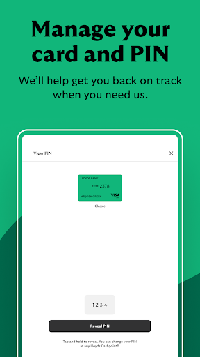 Screenshot of Lloyds Mobile Banking