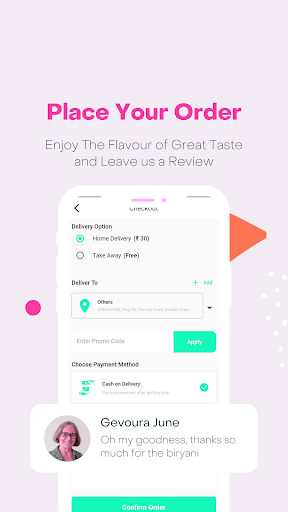Android application MAMA | Restaurant App screenshort