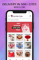 screenshot of Sprinkle - Order Cake Online