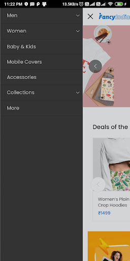 FancyIndian - Shopping App Screen 2