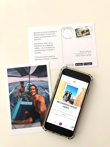 Android application SelfieCard screenshort