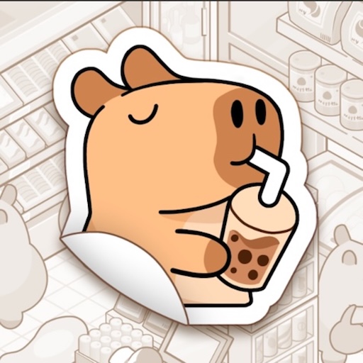 Capybara Sticker Logo