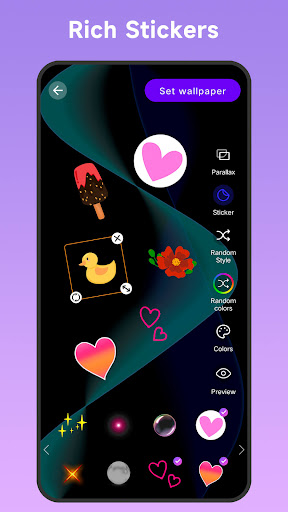 Screenshot of Geometric Wallpapers