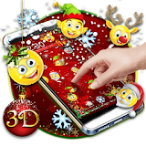Christmas Emoji 3D Theme icon