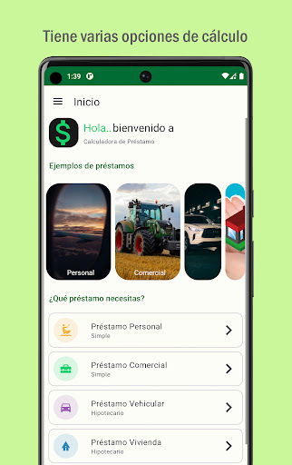 Android application Loan Calculator screenshort