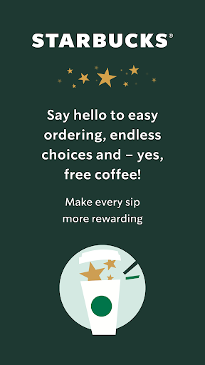 Android application Starbucks Switzerland screenshort
