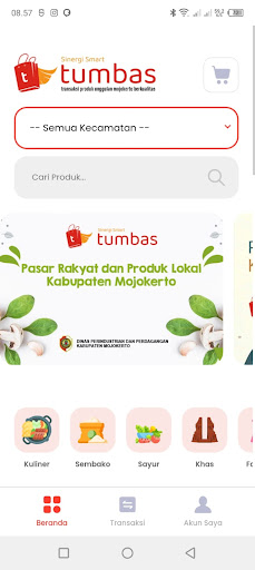 Android application Tumbas screenshort