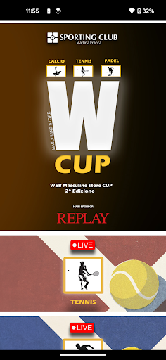 Android application WEB Cup screenshort