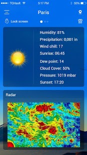 Wettervorhersage Screenshot