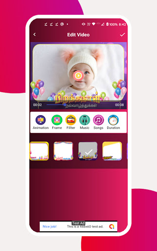 Tamil Birthday Video Maker wit