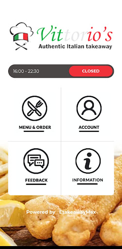 Android application Vittorios Fish & Chips screenshort