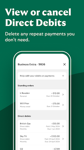 Screenshot of Lloyds Business Banking app