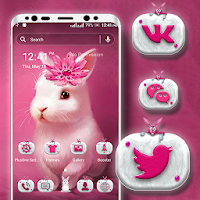 Cute Bunny Launcher Theme