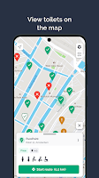 screenshot of HogeNood - find toilets