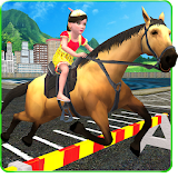 kids Street Horse Racing 2017 icon