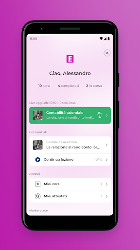 Android application Eformlearning screenshort
