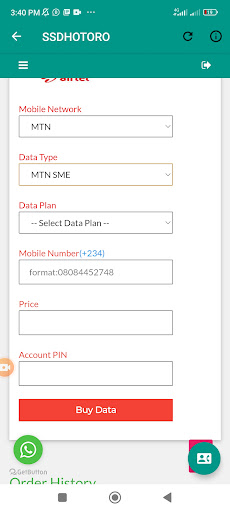 SSDHOTORO.COM.NG Screen 3