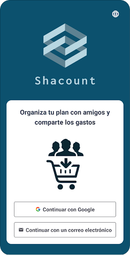 Android application Shacount - Share costs screenshort