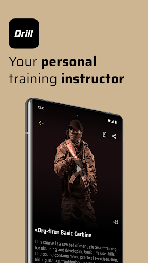 Drill. Dry Fire Gun Trainer
