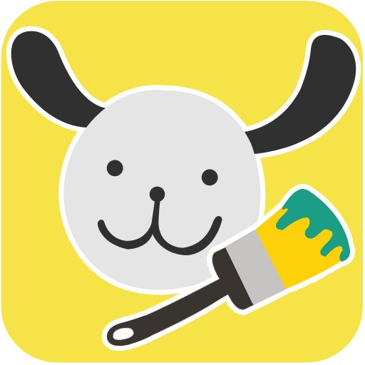 Kids Kingdom Doodler -Painting logo