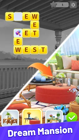 Game screenshot House Decor Puzzle: Игра Слова mod apk