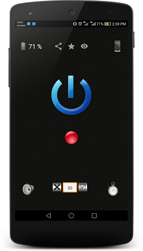 Android application Timer Torch Flash Screen Light screenshort