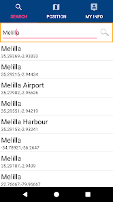Captura 2 Melilla gps cartas náuticas android