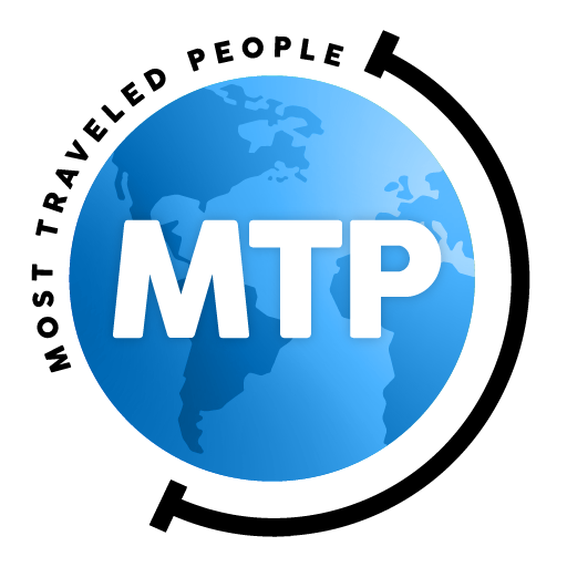 MTP: Most Traveled People Logo
