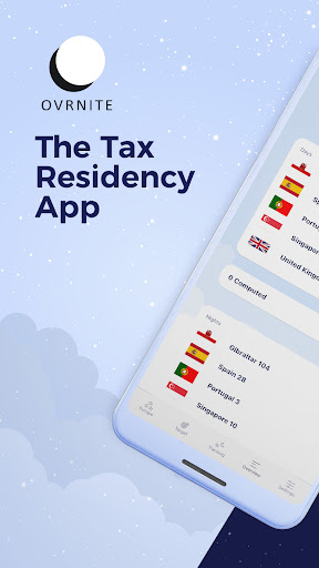 Android application Ovrnite, Tax- Schengen Tracker screenshort