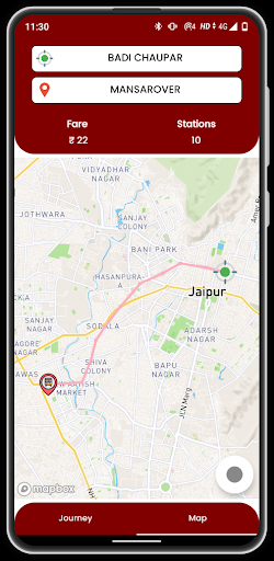 Jaipur Metro Offline Screen 3