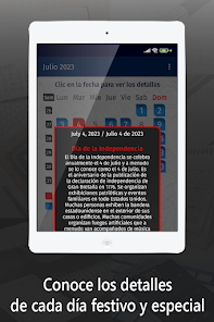 Imágen 11 calendario usa 2023, festivos android