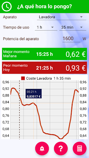 Ahorra en Luz. Precio luz hora Screen 3