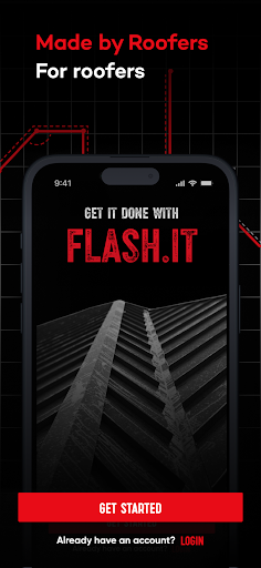 Android application Flash.It Roofing App screenshort