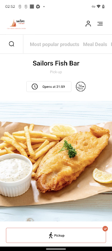 Android application Sailors Fish Bar screenshort