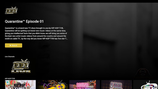 Android application HIP·HOP·TV® screenshort