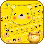 Cover Image of Download Yellow Honey Bear Keyboard The  APK