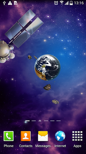Space Live Wallpaper Screen 3