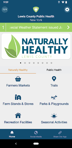 Android application Naturally Healthy Lewis County screenshort