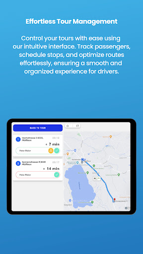 Android application LEA TourtrackingApp screenshort