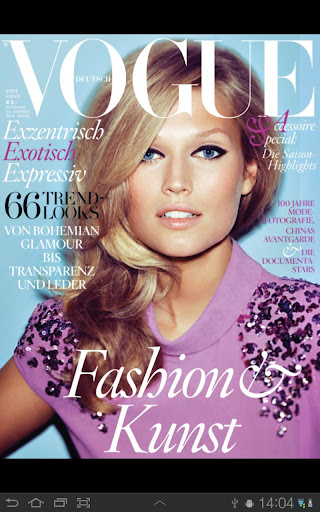 VOGUE MAGAZIN (D) Screen 2