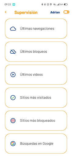 iRiS Parental Interaction Screen 3