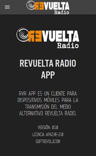 ReVuelta Radio App Screen 2
