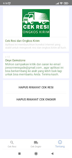 Onyx - Cek Resi & Ongkos Kirim Screen 3