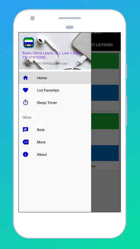 Android application Radio Sierra Leone + Radio FM screenshort