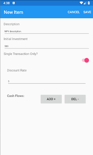Net Present Value Single and I